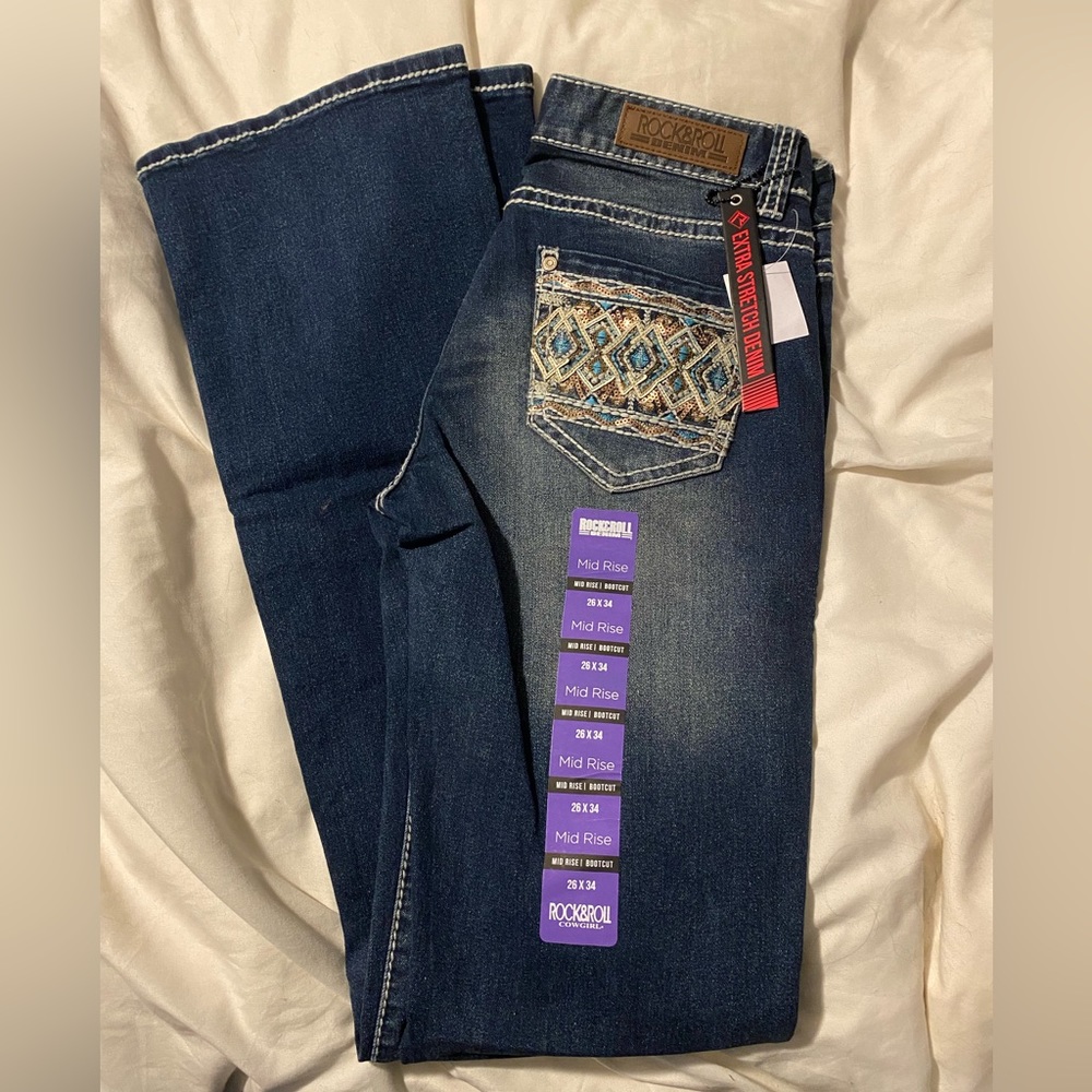 Rock&Roll bootcut jeans NWT size 26x34